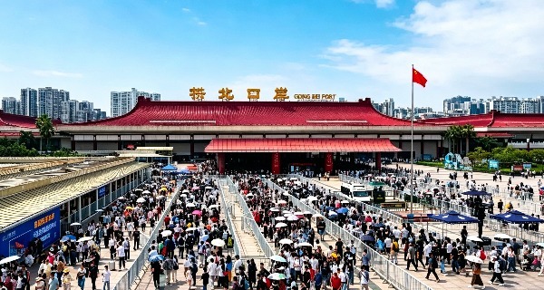 拱北口岸年内出入境人员突破1亿人次