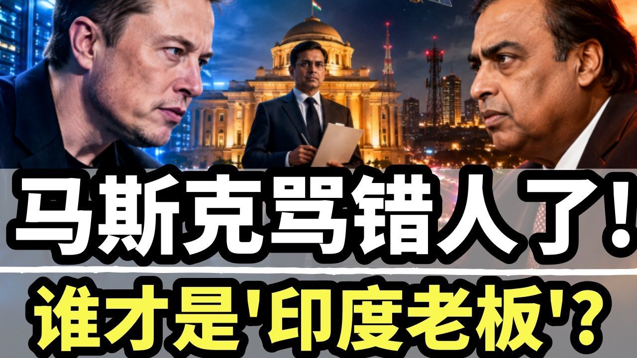 马斯克骂错人了！印度断网那一夜，才搞清印度到底谁说了算