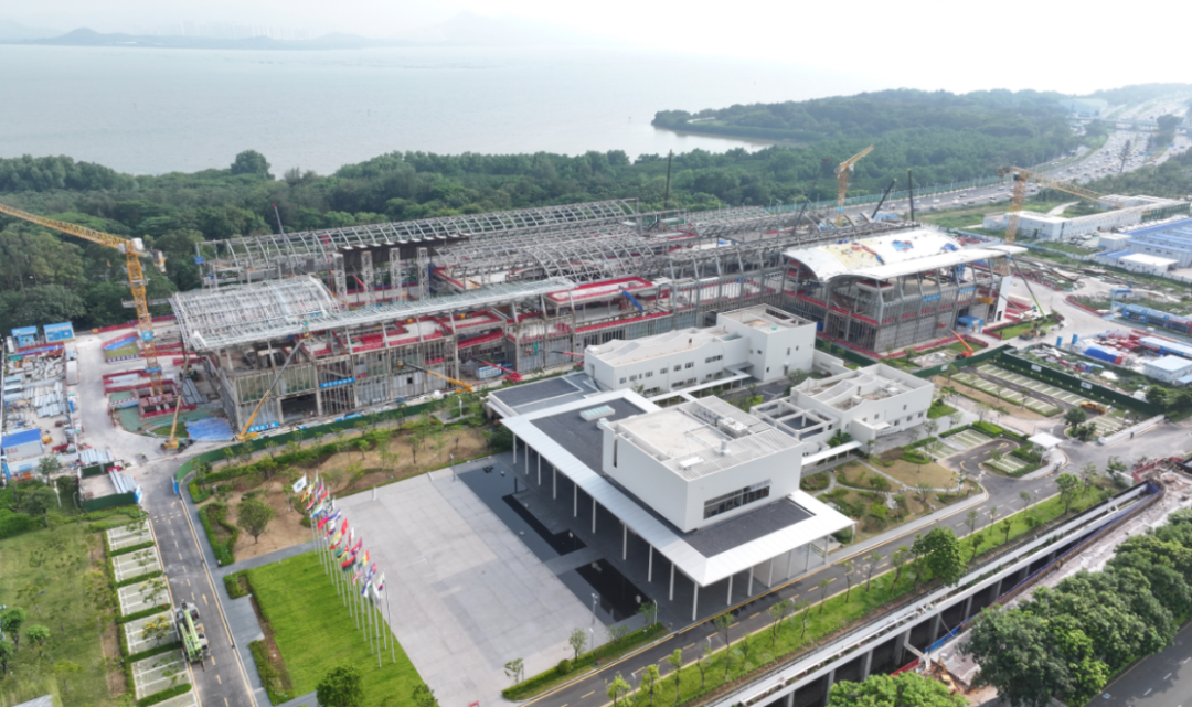 图：深圳红树林湿地博物馆项目建设整体轮廓图
