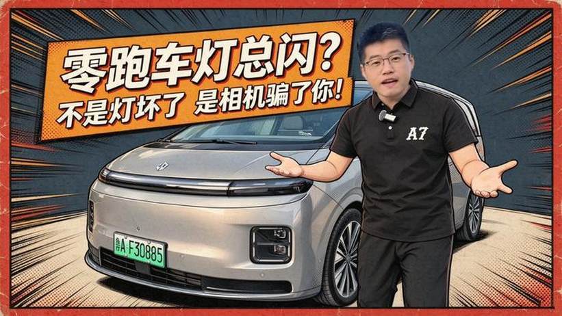 【零跑D99长测24】零跑车灯总闪？不是灯坏了是相机骗了你