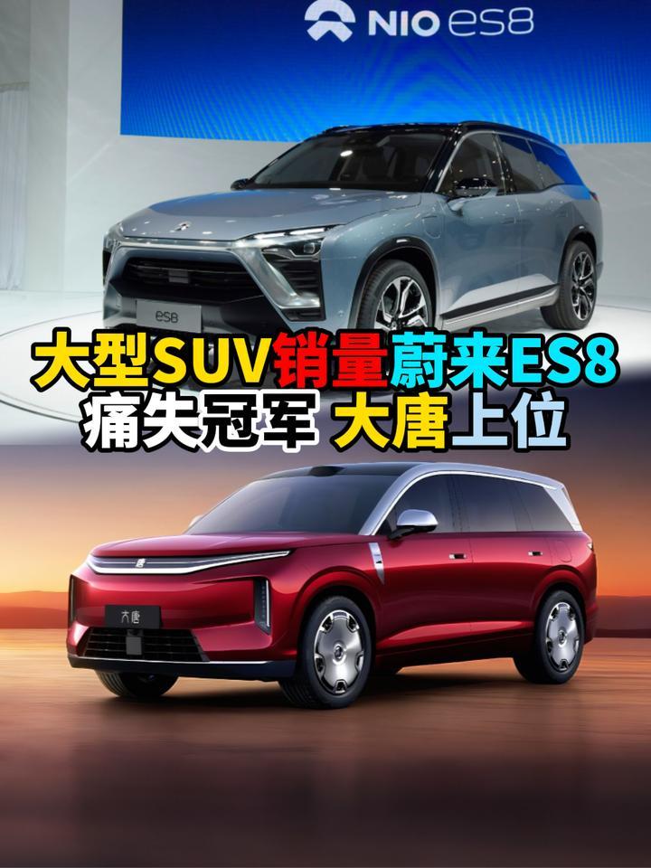 大型SUV蔚来ES8痛失冠军大唐上位