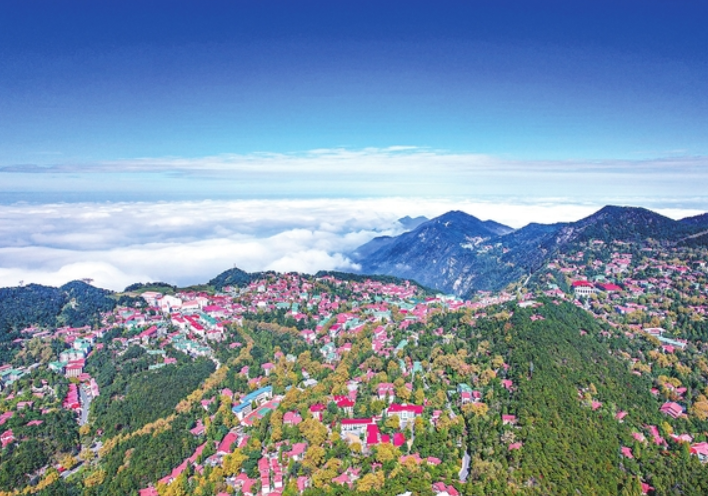 庐山牯岭秋意正浓（图）