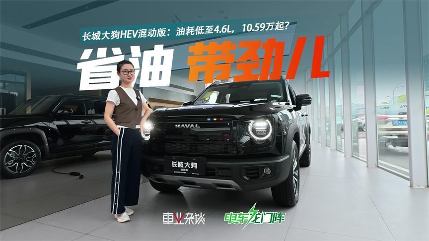 油耗低至4.6L，只要10.59万起？长城大狗HEV混动版终于来了