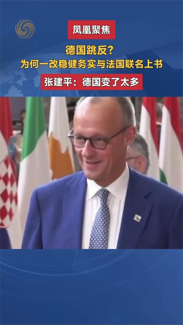 德国跳反？为何一改稳健务实与法国联名上书 张建平：德国变了