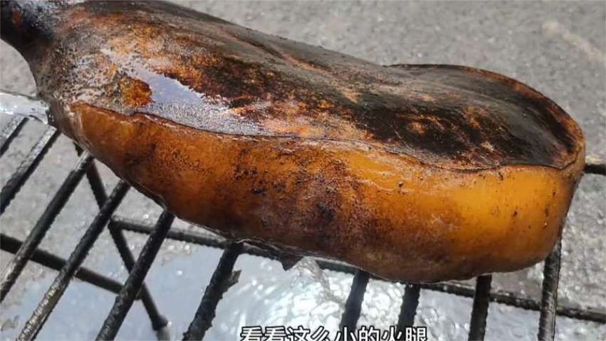 小火腿上长大肥膘，这样的火腿故意挑都难得挑到