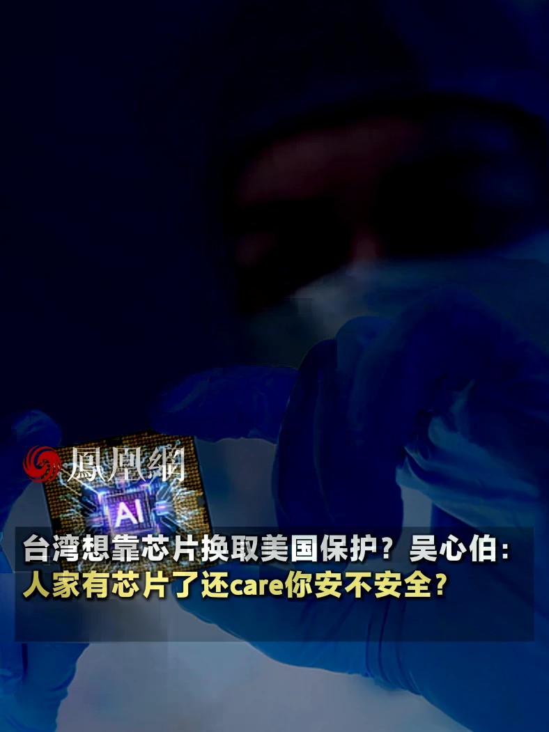 台湾想靠芯片换取美国保护？吴心伯：人家有芯片了还care你安不安全？#科技 #媒体原创