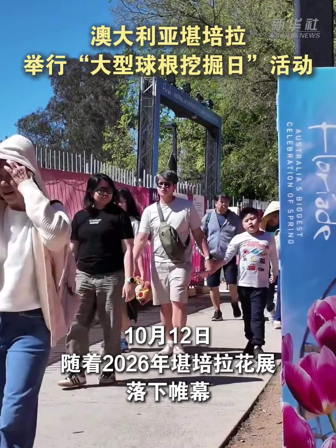 澳大利亚堪培拉举行“大型球根挖掘日”活动