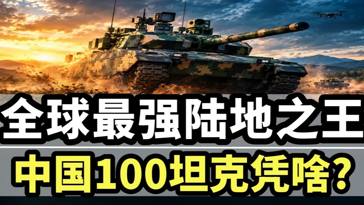 从炮管口径到战场网路：中国100式坦克凭啥被外媒称全球最强坦克？