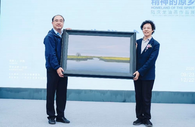 画作捐赠仪式