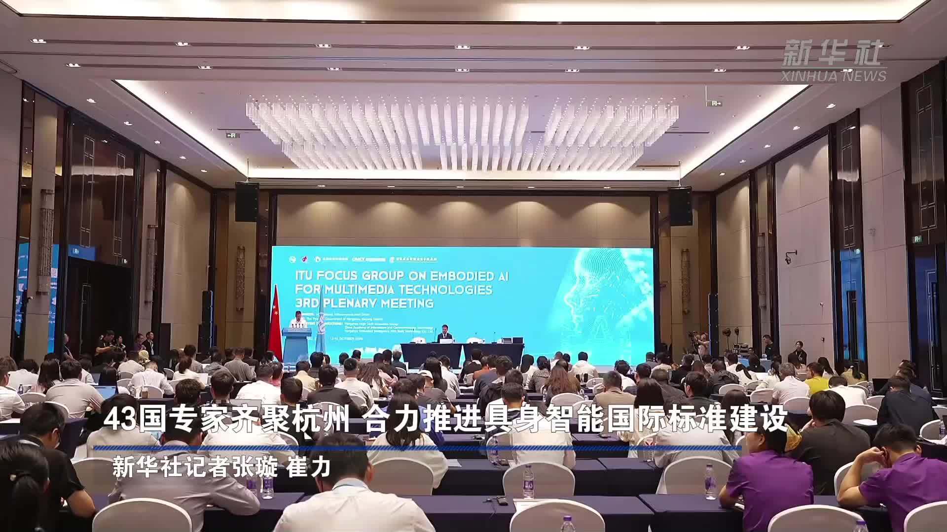 43国专家齐聚杭州 合力推进具身智能国际标准建设