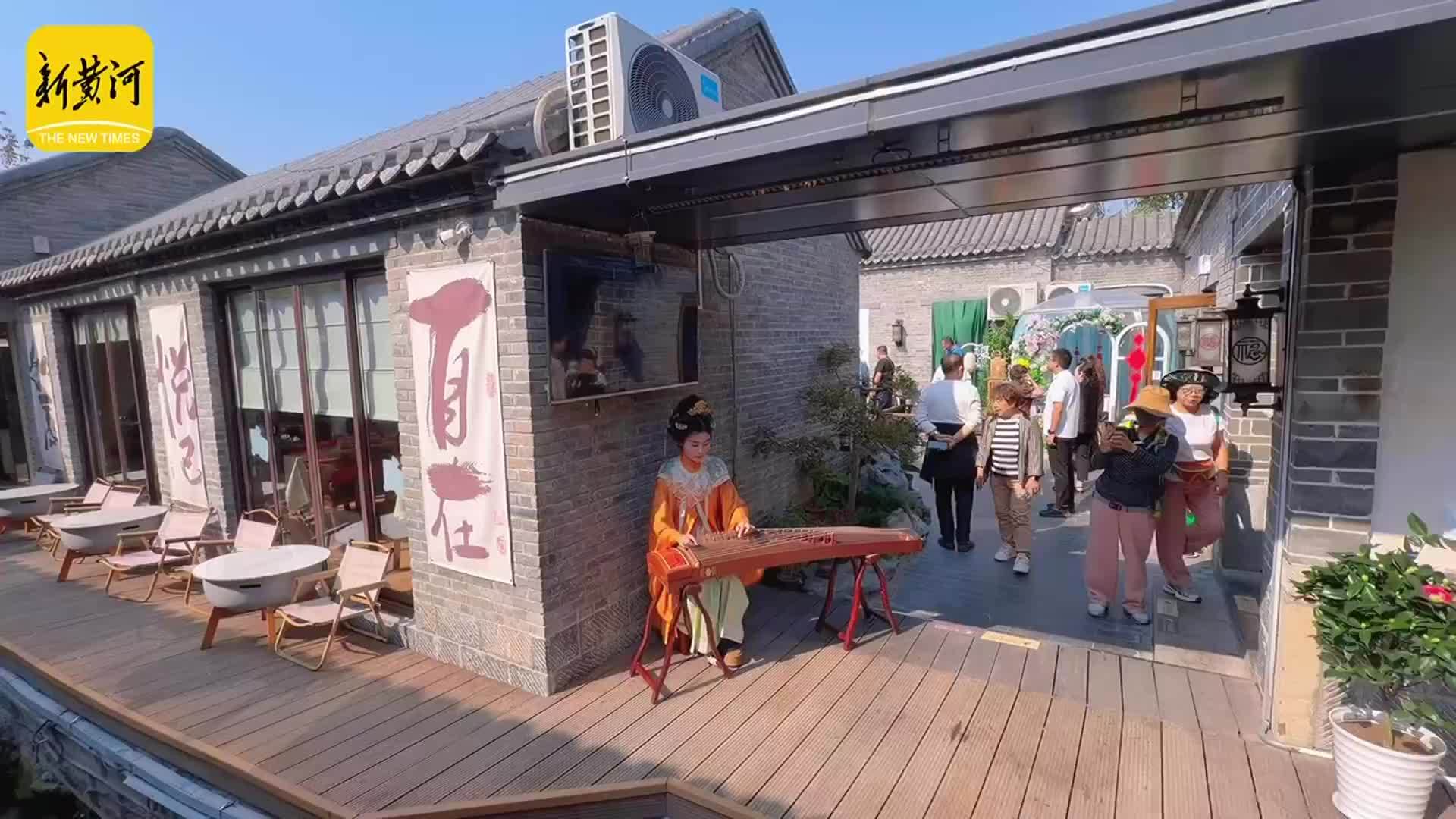 济南：泉水涌动溪流门前，非遗展演聚人气