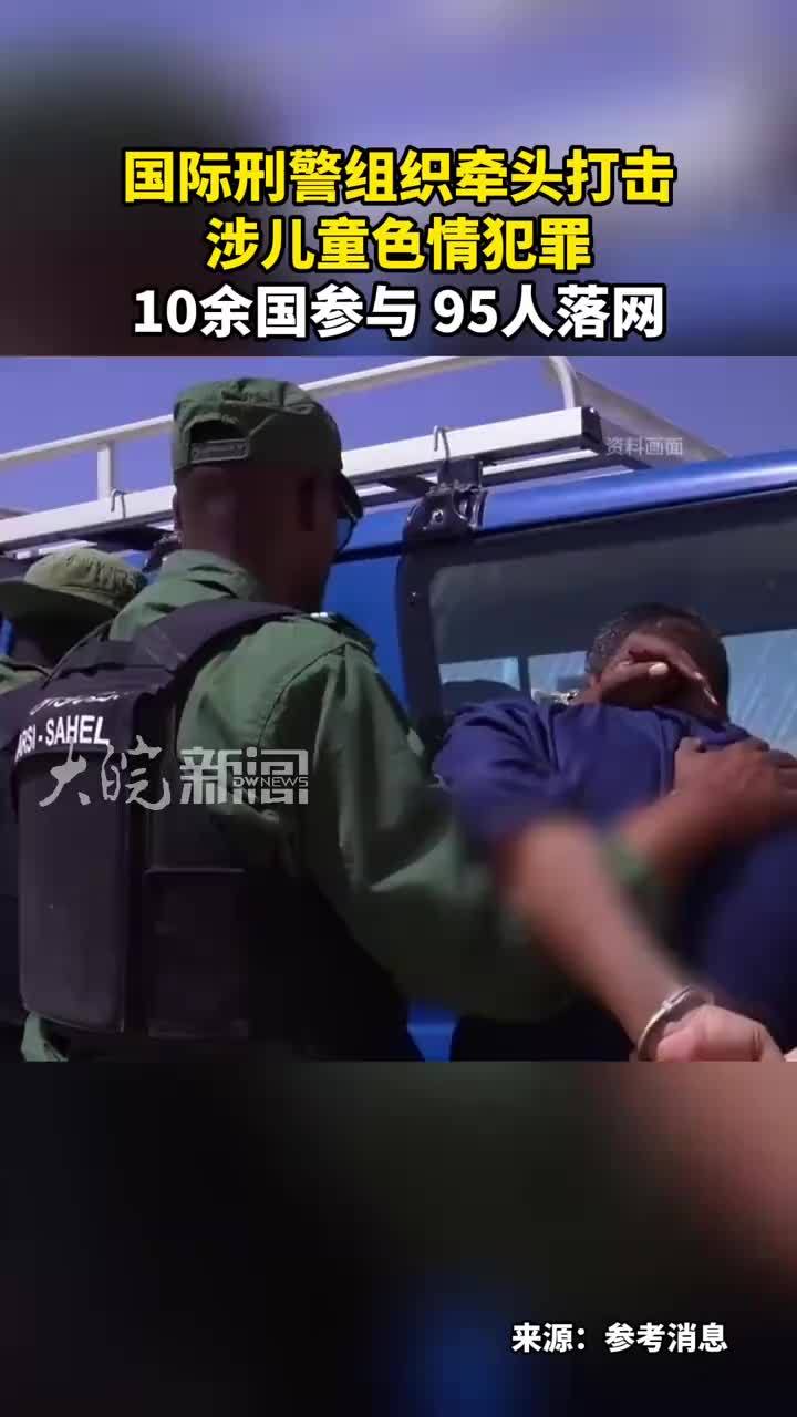 国际刑警组织牵头打击 涉儿童色情犯罪 10余国参与 95人落网
