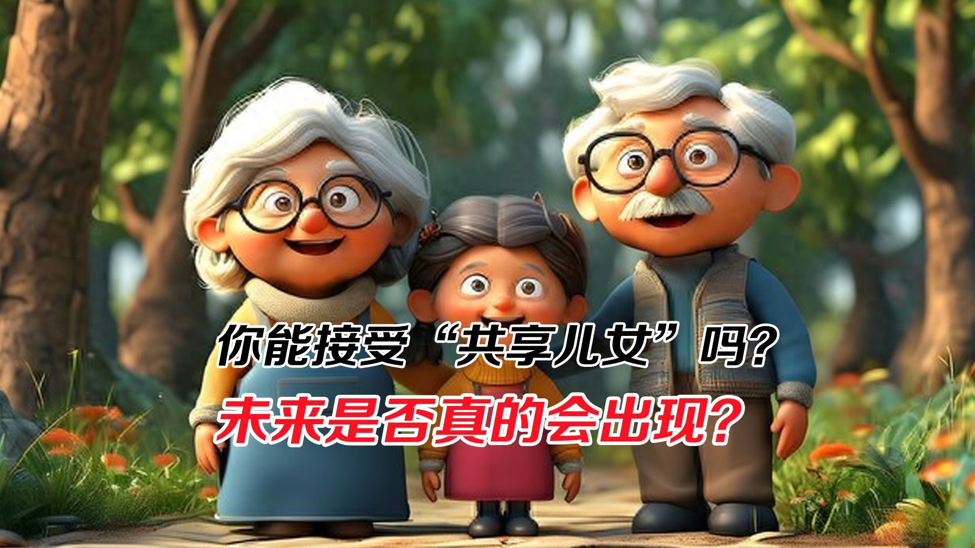 你能接受“共享儿女”吗？少子化趋势下，未来是否真的会出现？