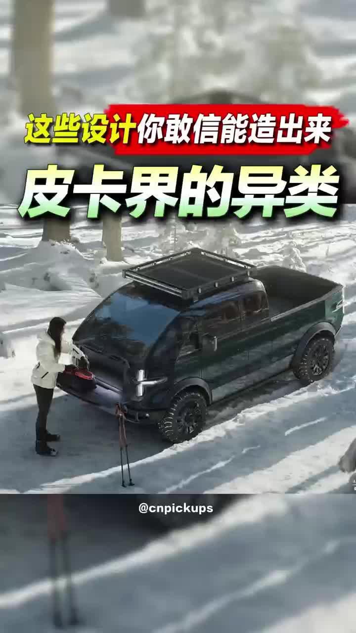 皮卡界的异类，这些设计你敢信能造出来？#皮卡 #异类 #设计 #特立独行 #吸睛
