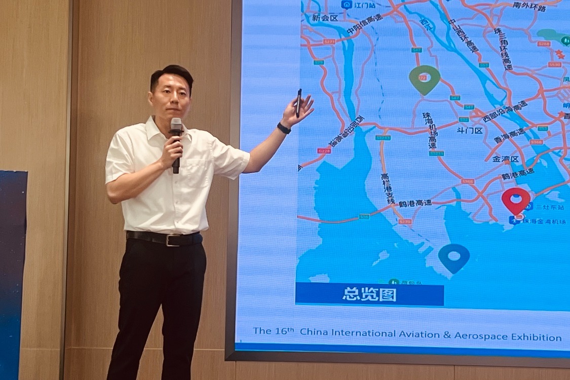 珠海航展国际文化传播有限公司副总经理焦健