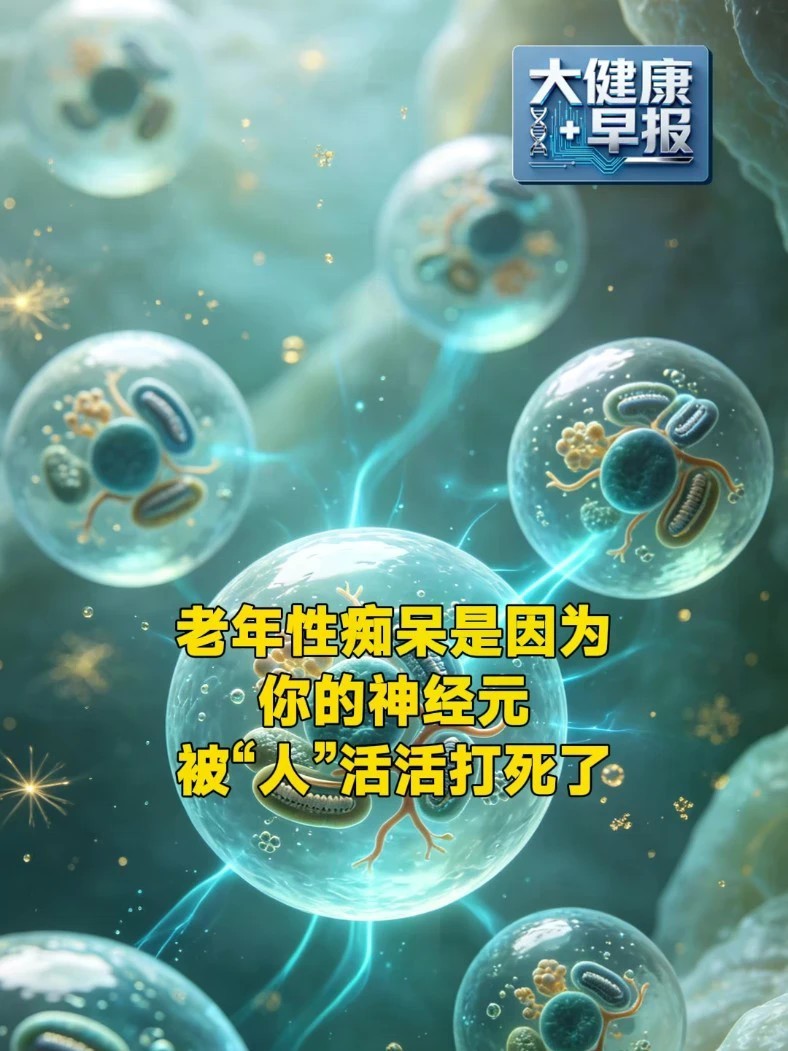 老年性痴呆，是因为你的神经元被“人”活活打死了