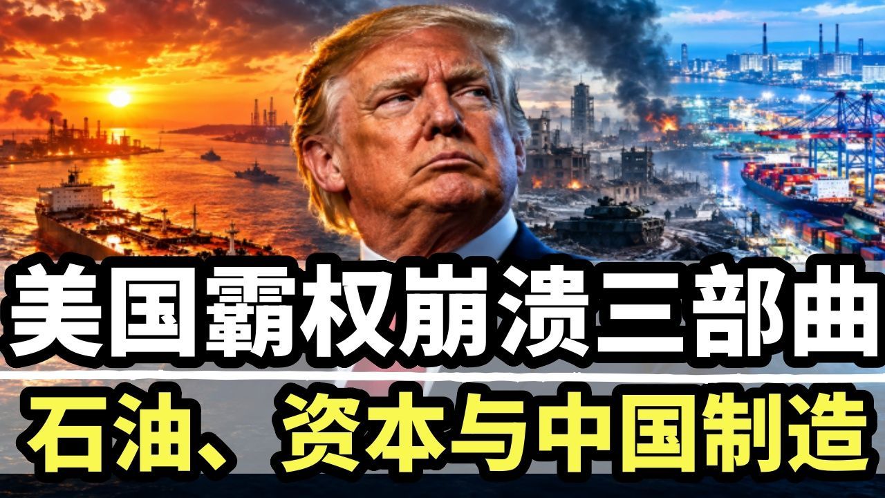 美国霸权崩溃三部曲：中东断脊梁，俄乌抽干血，亚太盖棺