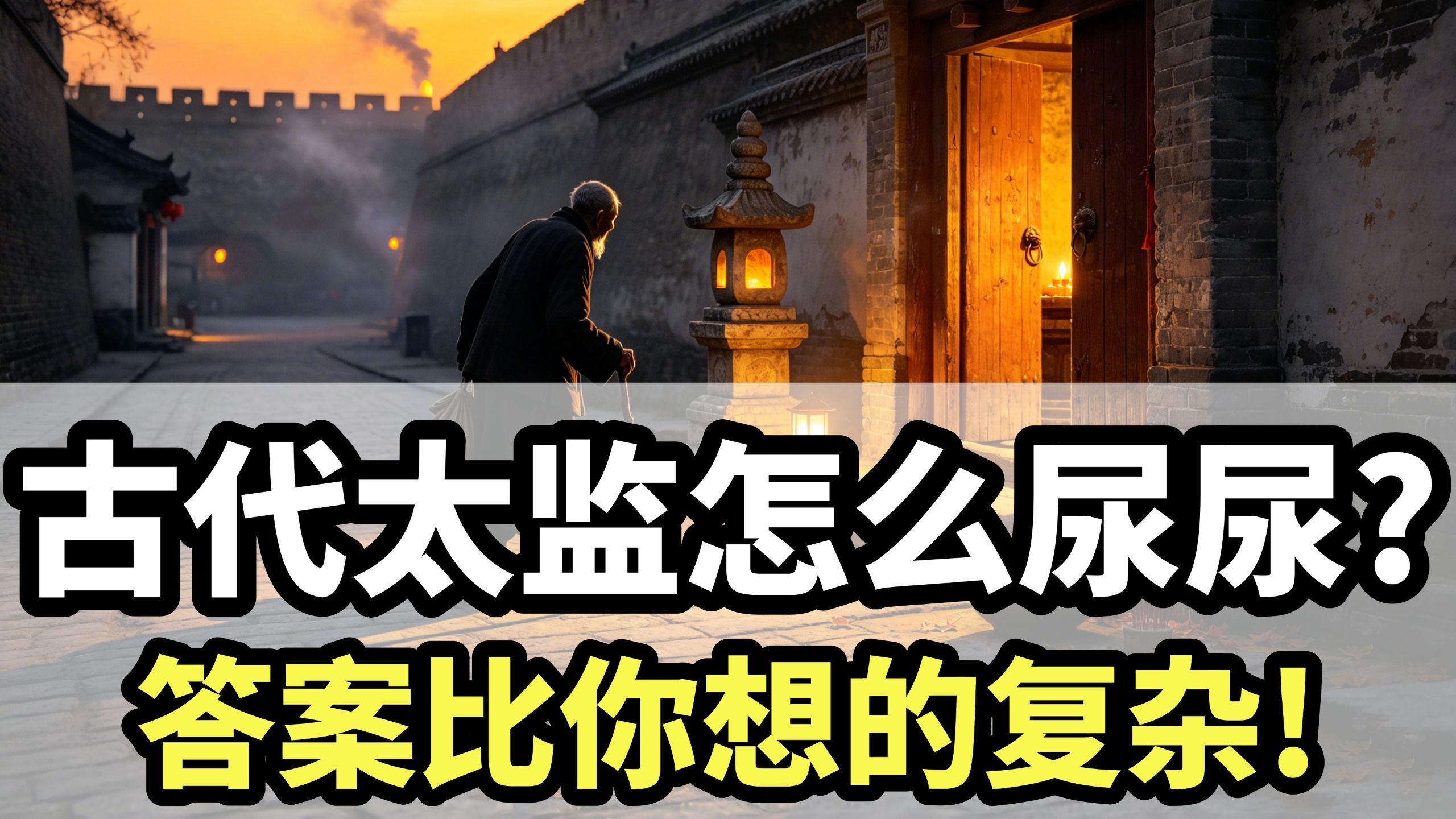 太监怎么尿尿？答案比你想的复杂