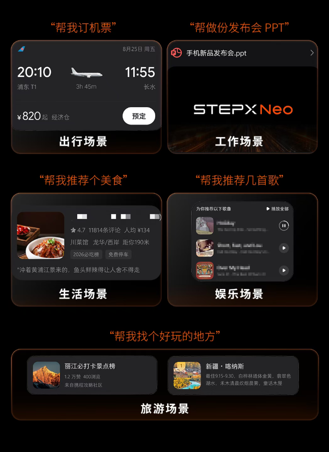 阶跃终端首款智能体手机STEPX Neo开售：3999元，赠每月100亿Token