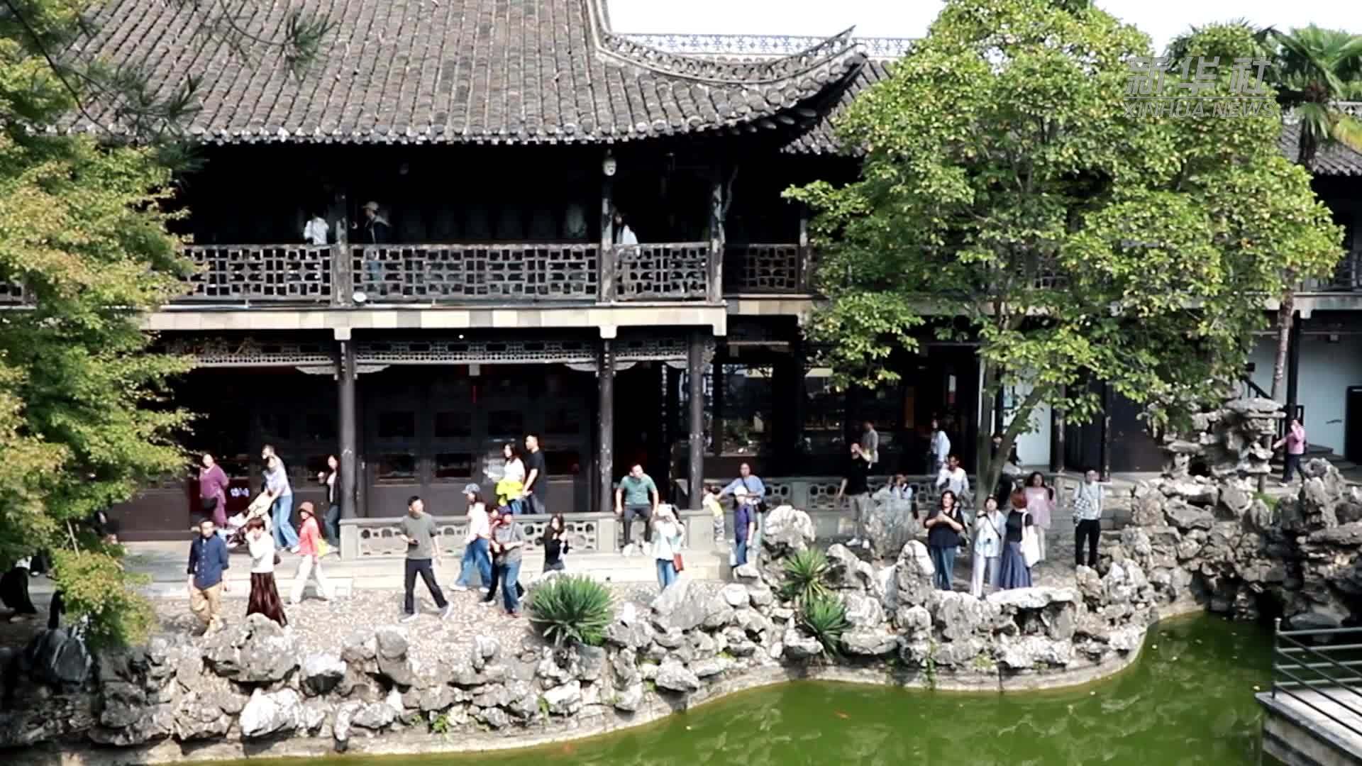 江苏扬州：满城桂花香 赏秋正当时