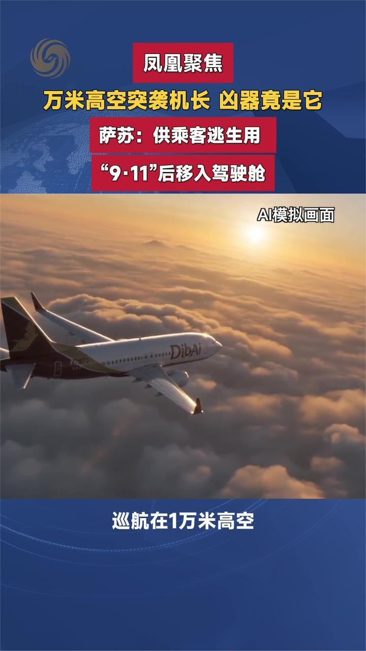 万米高空突袭机长 凶器在驾驶舱 萨苏：供乘客逃生用