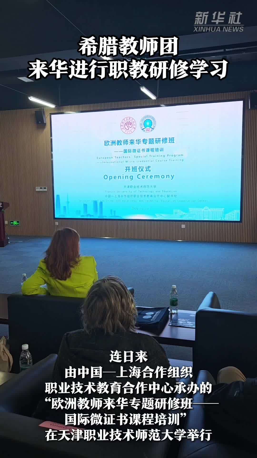 希腊教师团来华进行职教研修学习