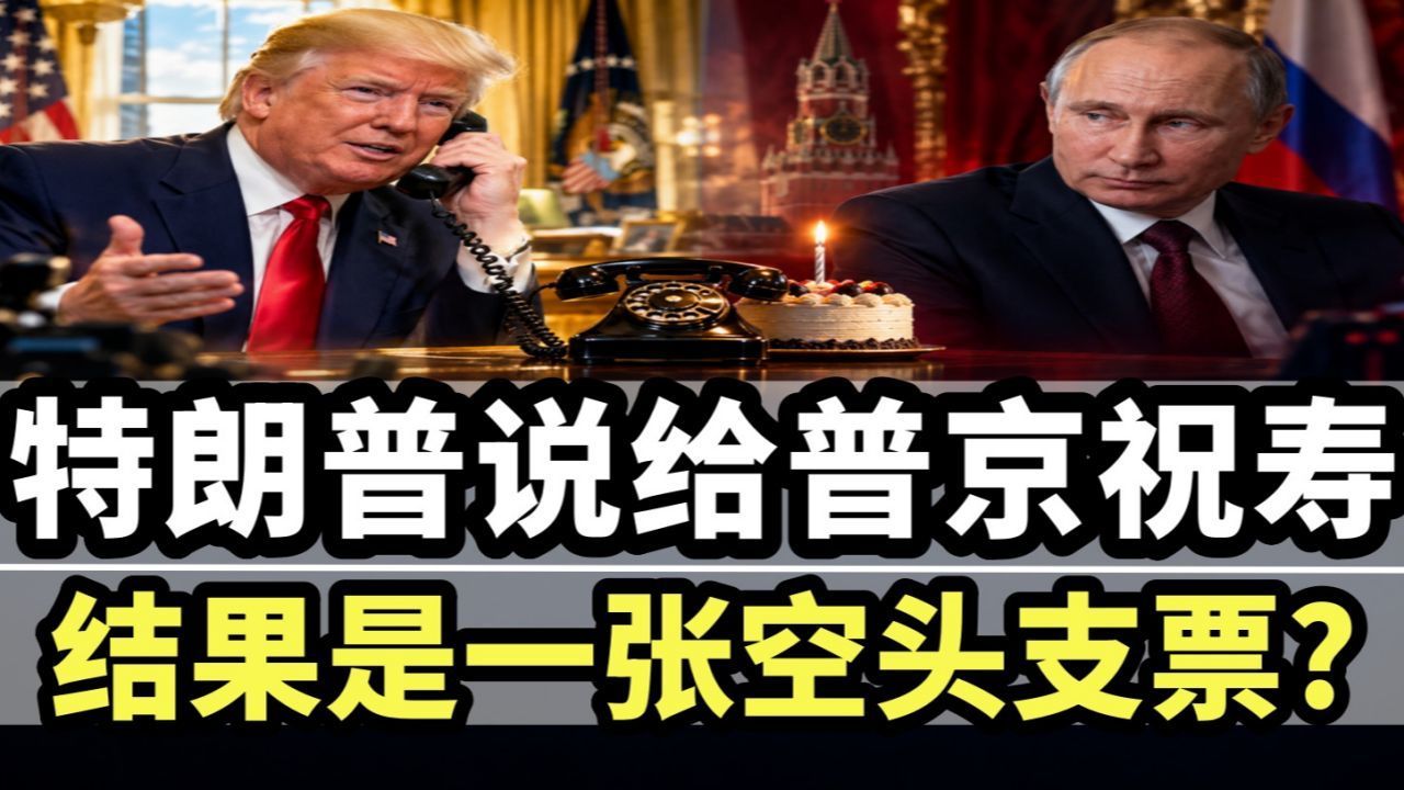 什么情况？特朗普说要给普京祝寿，结果是一张空头支票