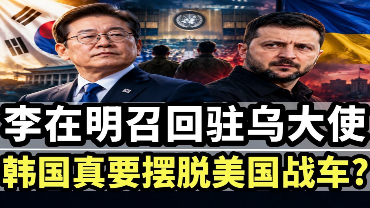 李在明召回驻乌大使，韩国开始摆脱美国战车？