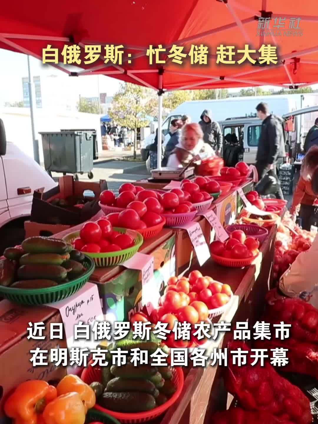 白俄罗斯：忙冬储 赶大集