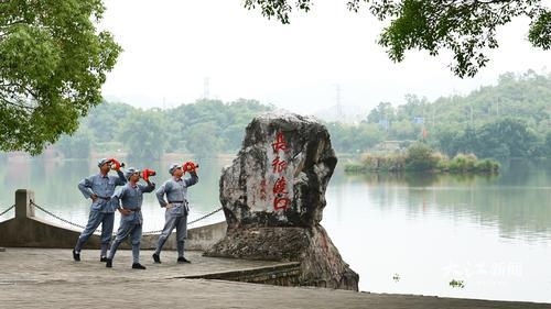 长征第一渡（图片来源于都县融媒体中心）