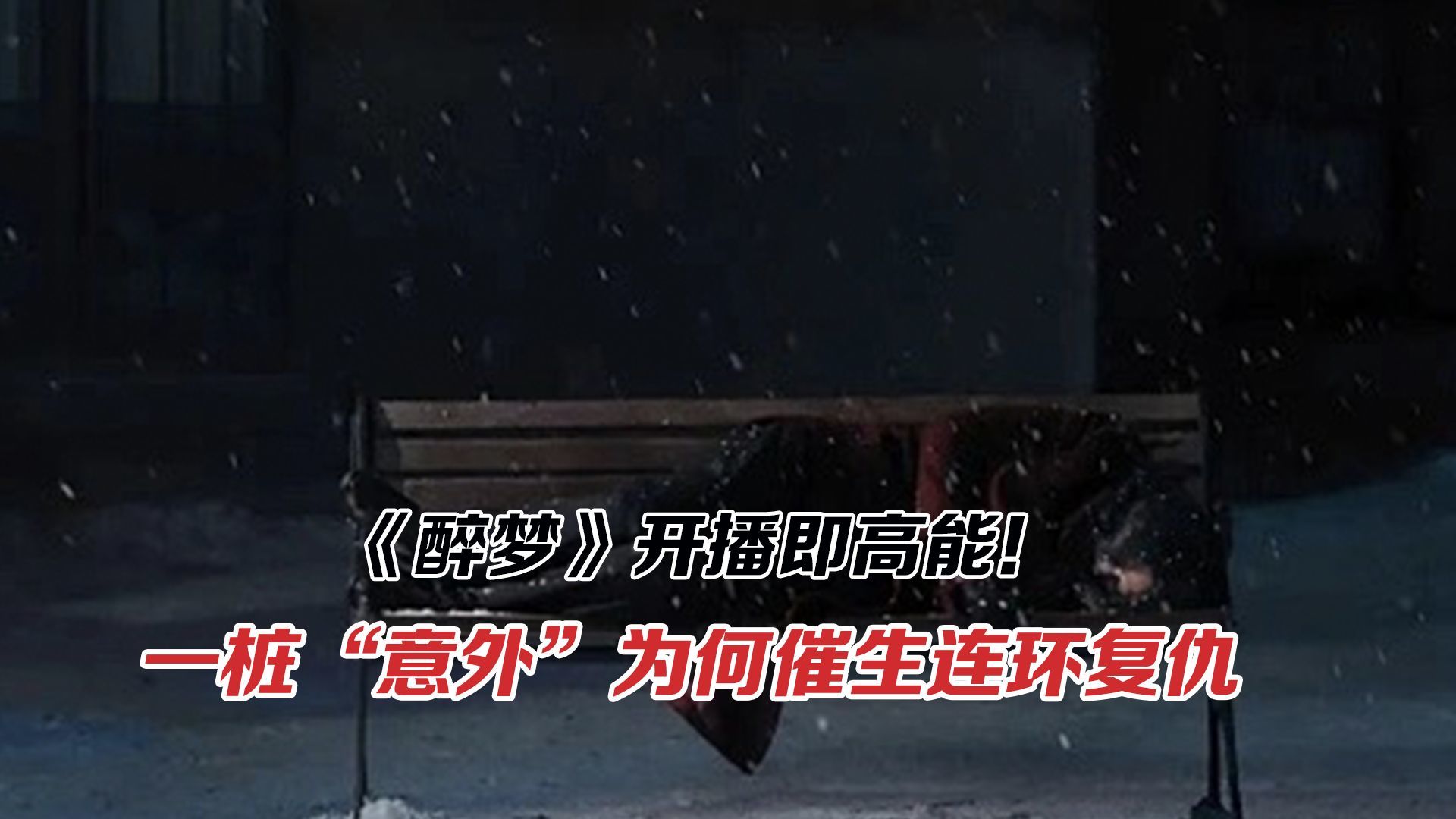 《醉梦》开播即高能！雪夜“意外”命案，为何催生连环复仇？