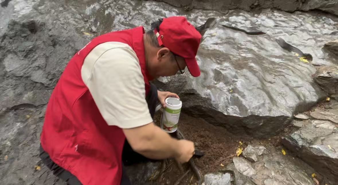 老林在瑞金云石山取土