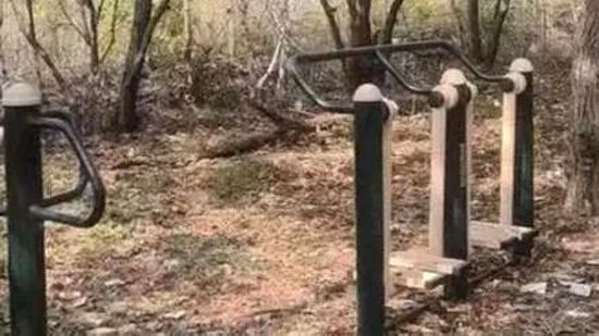 南阳通报健身器材安在荒郊野地