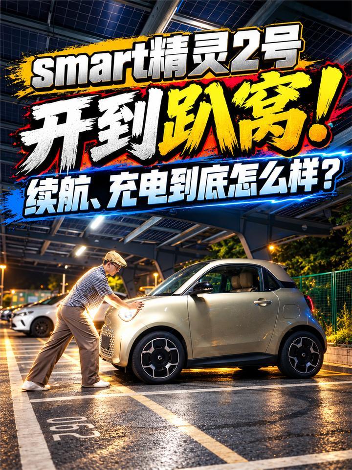 smart精灵2号开到趴窝！续航和充电到底怎么样？