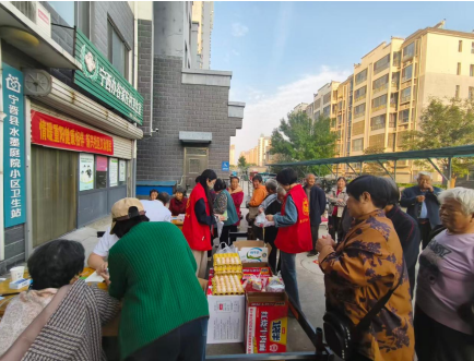 宁晋县新兴社区开展义诊惠民活动