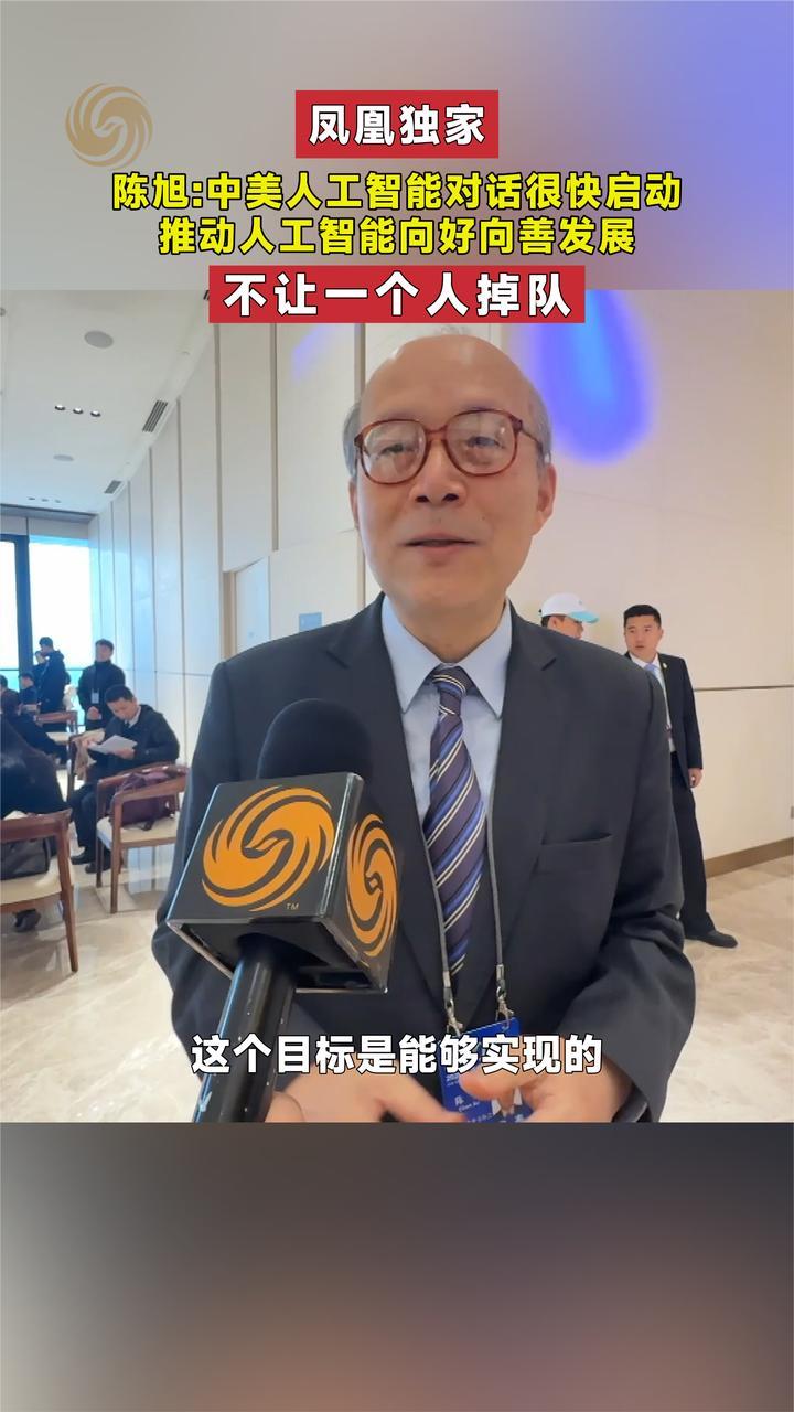陈旭：中美人工智能对话很快启动 推动人工智能向好向善发展