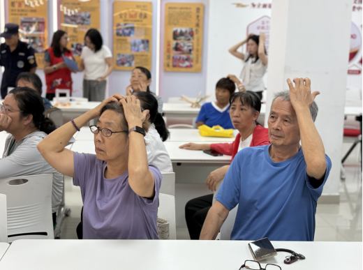 “脑动力乐园”径贝社区开展长者健脑体验活动