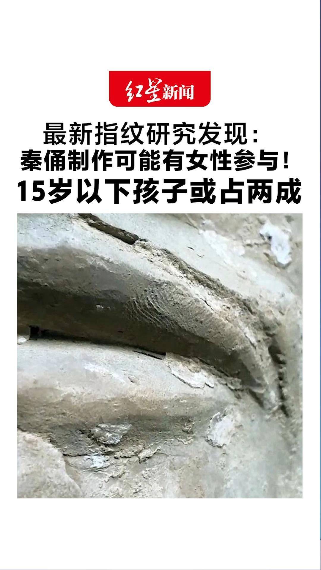 最新指纹研究发现：秦俑制作可能有女性参与！15岁以下孩子或占两成 成年男性年龄峰值约20岁