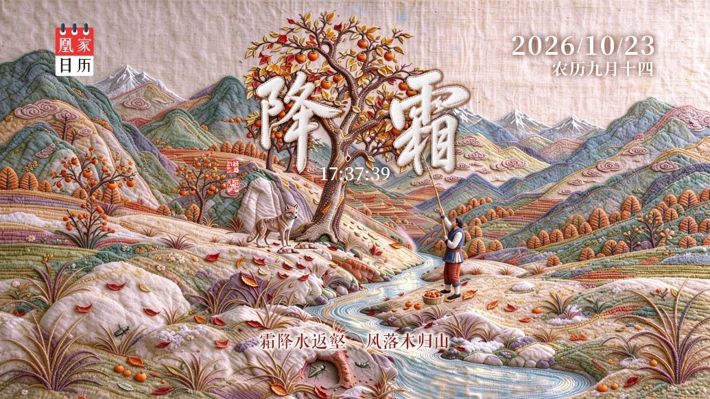 视频丨霜降水返壑　风落木归山