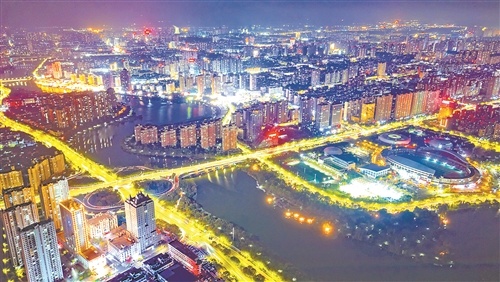 新余：灯火璀璨（图）