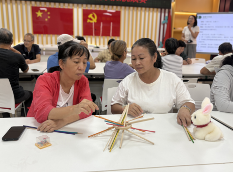 “脑动力乐园”径贝社区开展长者健脑体验活动
