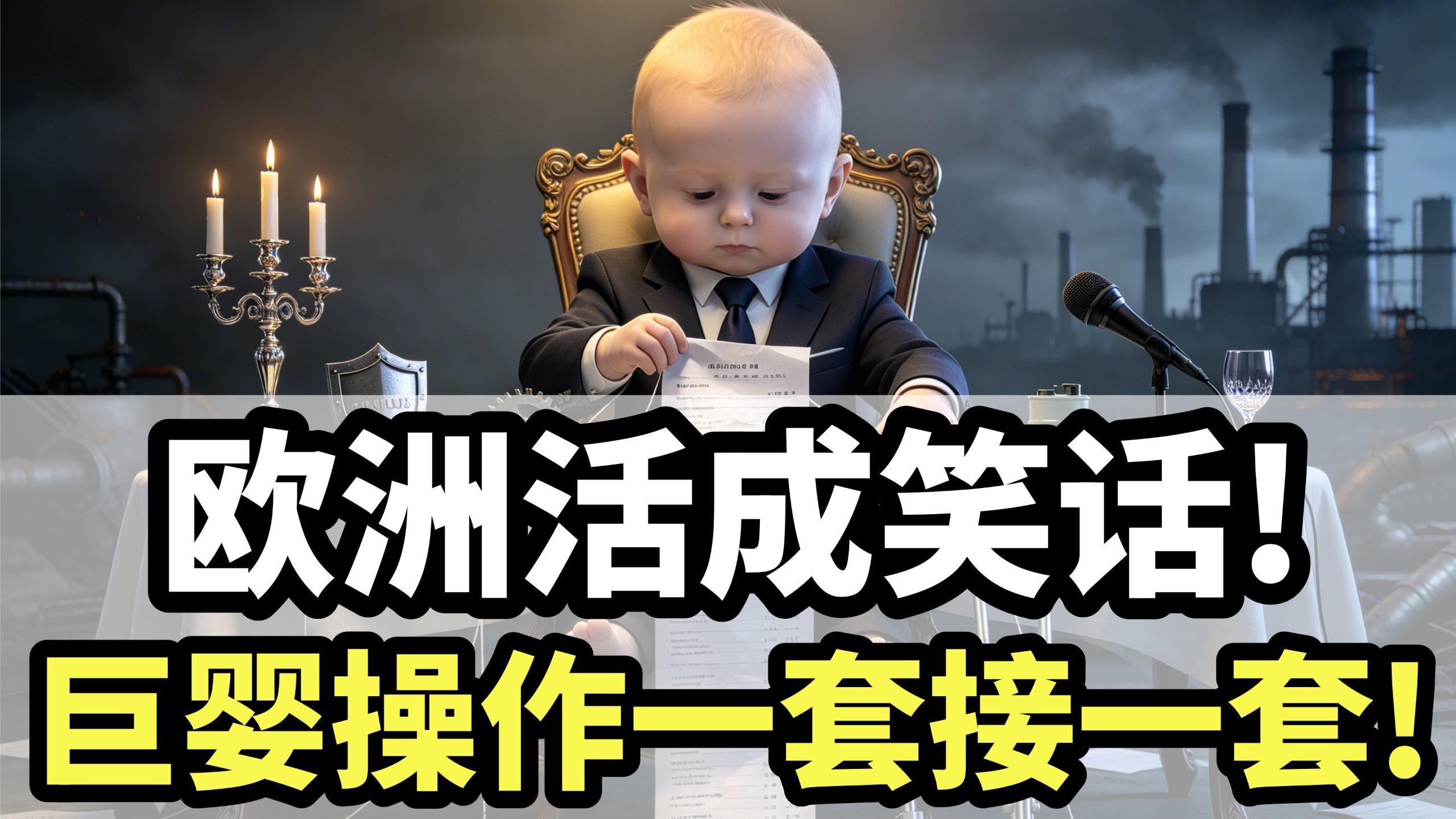 欧洲活成笑话不冤：白左政客当道，巨婴操作一套接一套