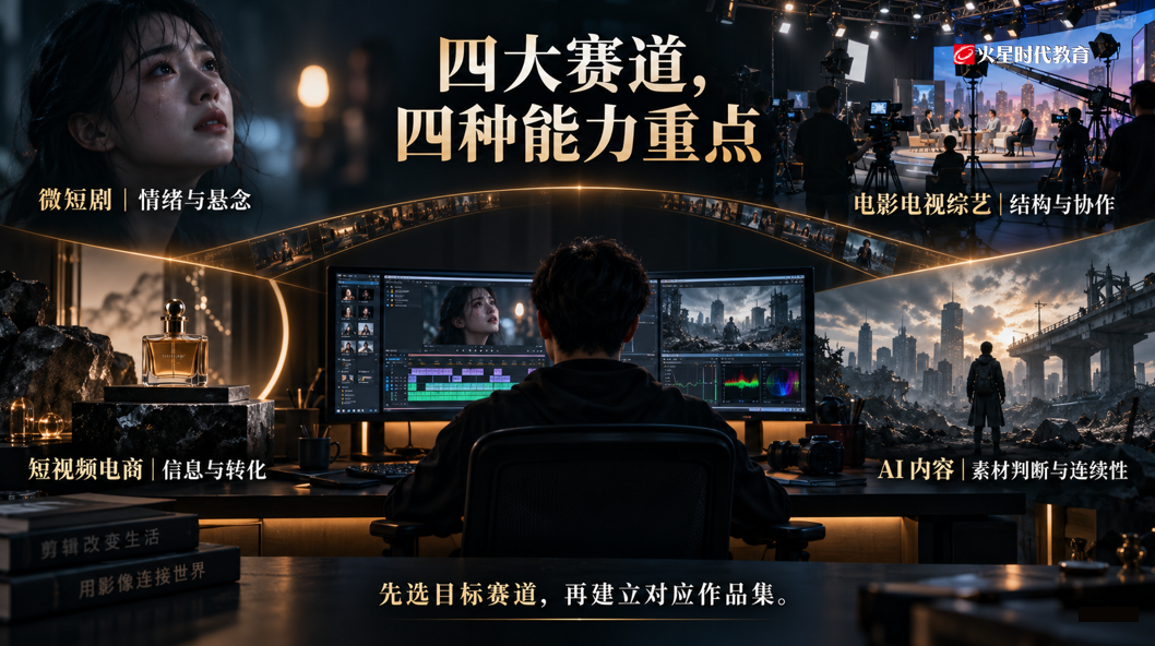 火星时代教育影视剪辑大师班引领AI 时代剪辑学习