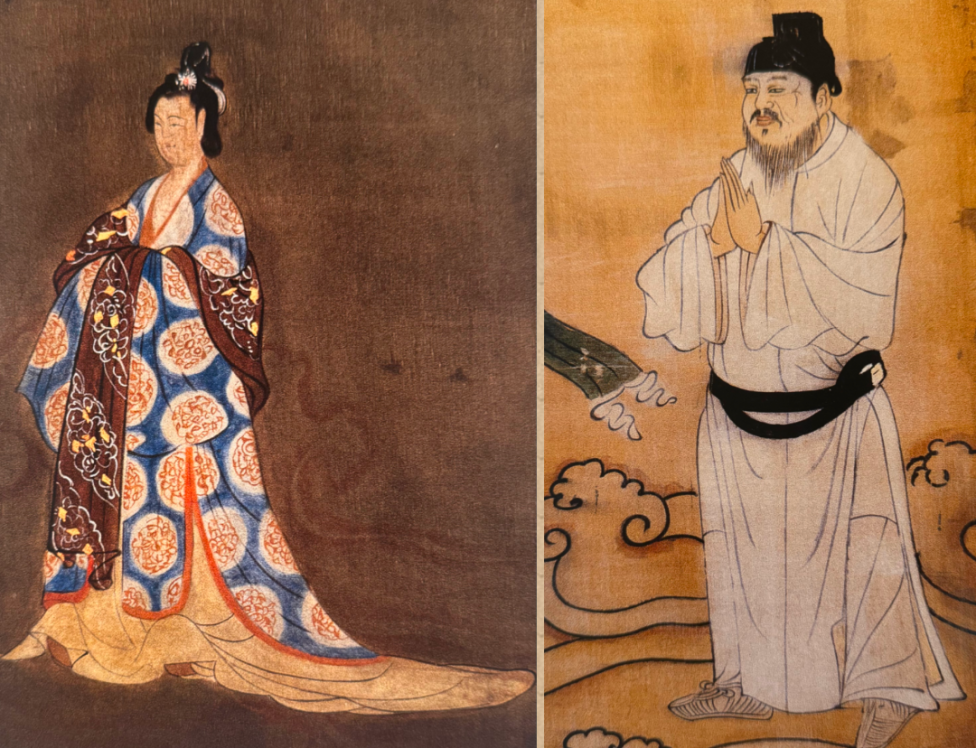 引路菩萨图中的贵妇、往生者.png