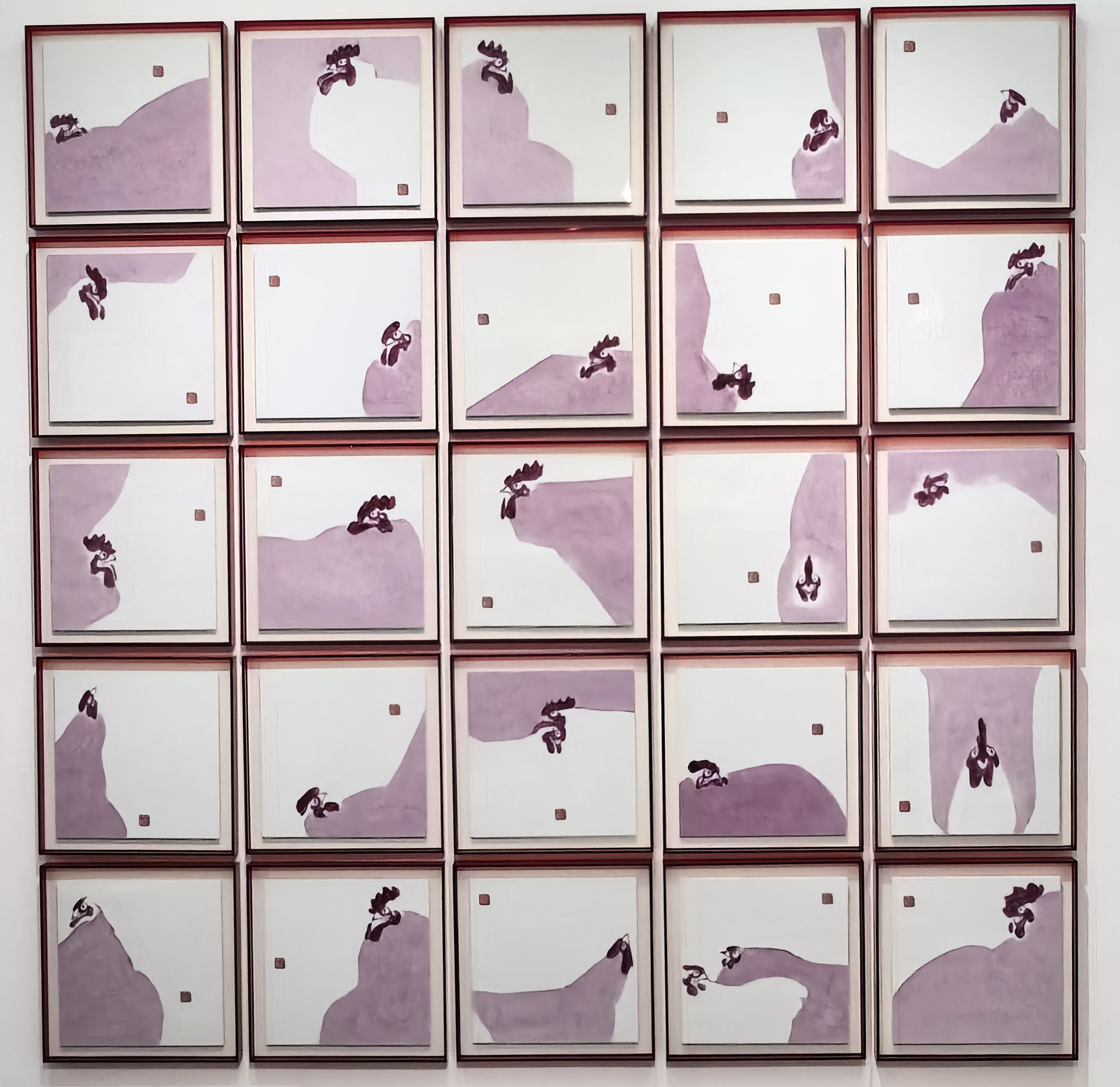 釉上五彩 《红鸡》（守正开境——熊钢如师生艺术作品联展）熊钢如绘