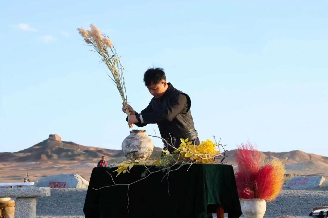插花表演:陈宗孔