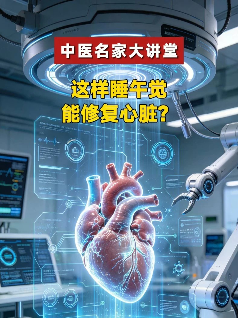 这样睡午觉，能修复心脏？