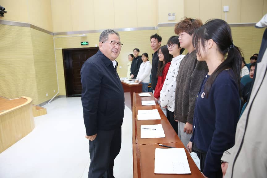齐鲁工业大学(山东省科学院)党委书记吴衍涛讲授专题思政课