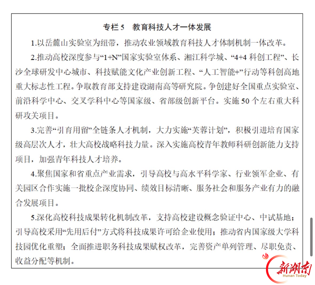 湖南印发“十五五”教育规划：十项重点任务锚定教育强省，2030年基本构建湖湘特色高质量教育体系