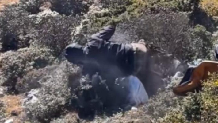 游客因高反失控冲下山坡，抱头痛苦呼喊